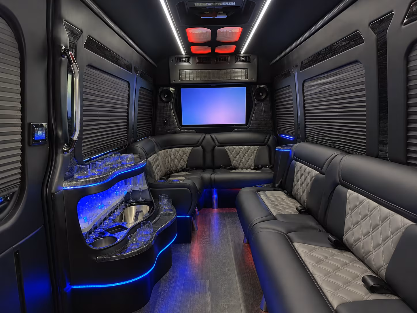 longview long distance transportation onboard seating