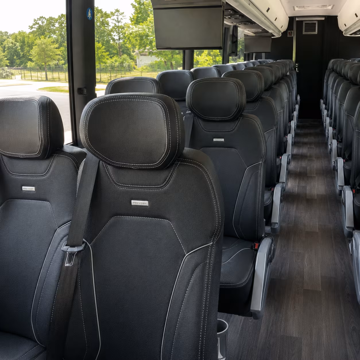 longview private event transportation onboard seating