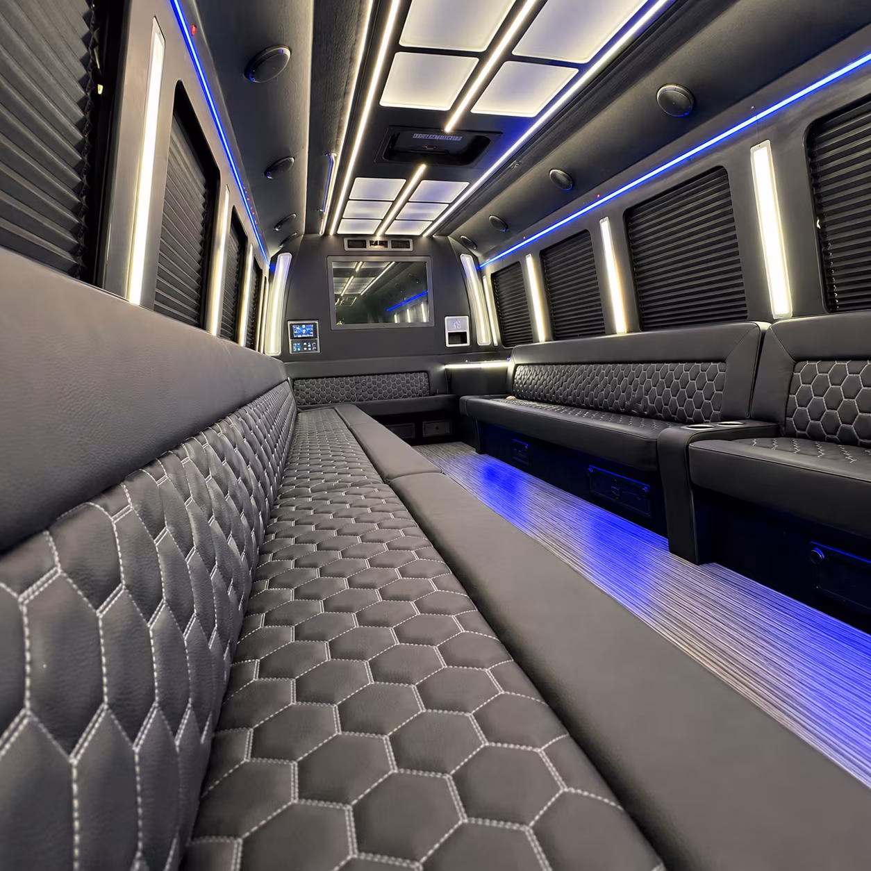 longview wedding party bus rental