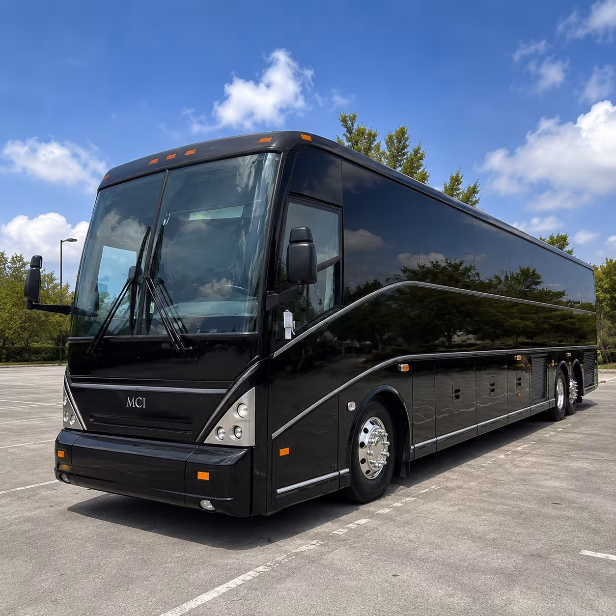 lufkin charter bus rental fleet