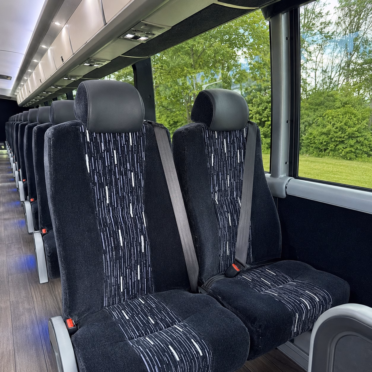 nacogdoches charter bus rental interior